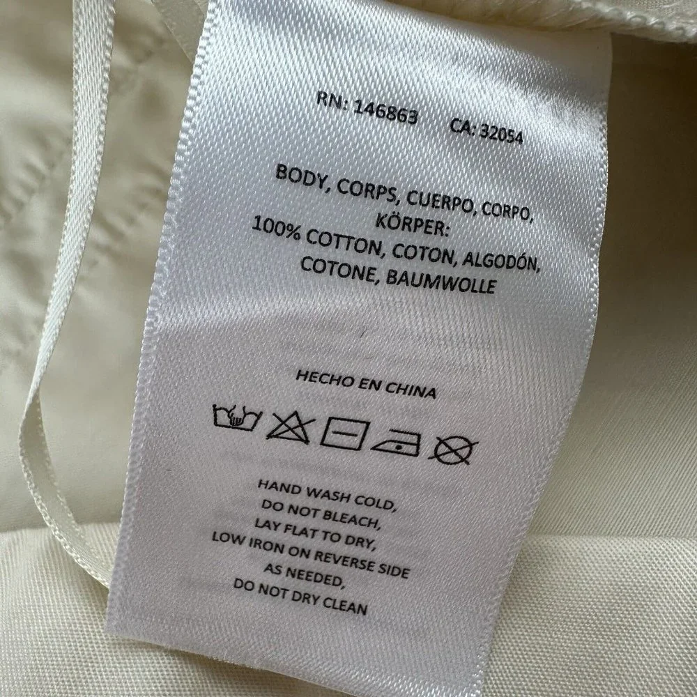 Anthropologie Mare Mare Curved Hem Chino Pants Womens 3X Sand Ivory High Rise - Picture 13 of 14